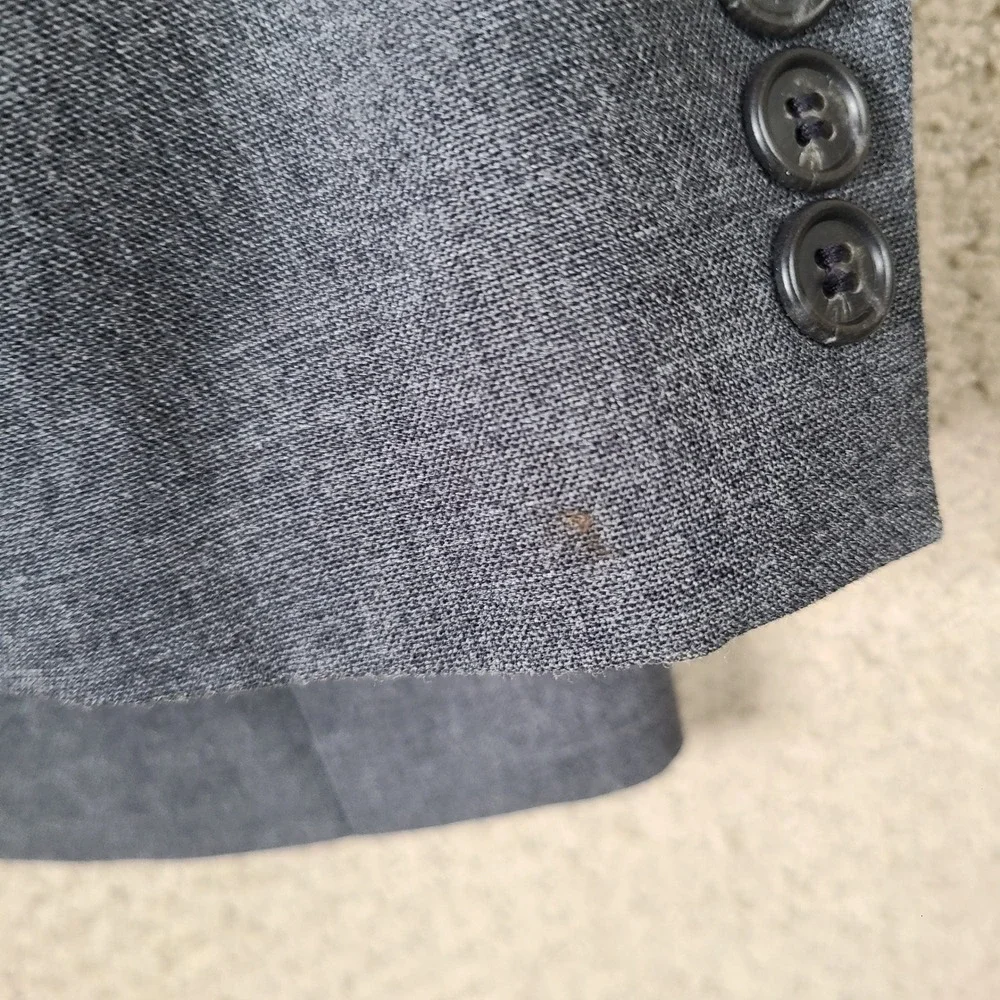 Vintage Brookford Jacket Mens 43R Gray Blazer Two Button‎ Suit Coat Formal Wear